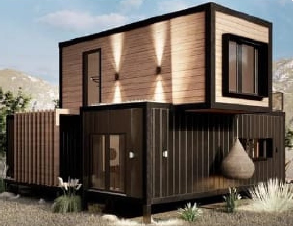 Casa modular 2 habitaciones 82m² Premium CC Módulos — 2 baños