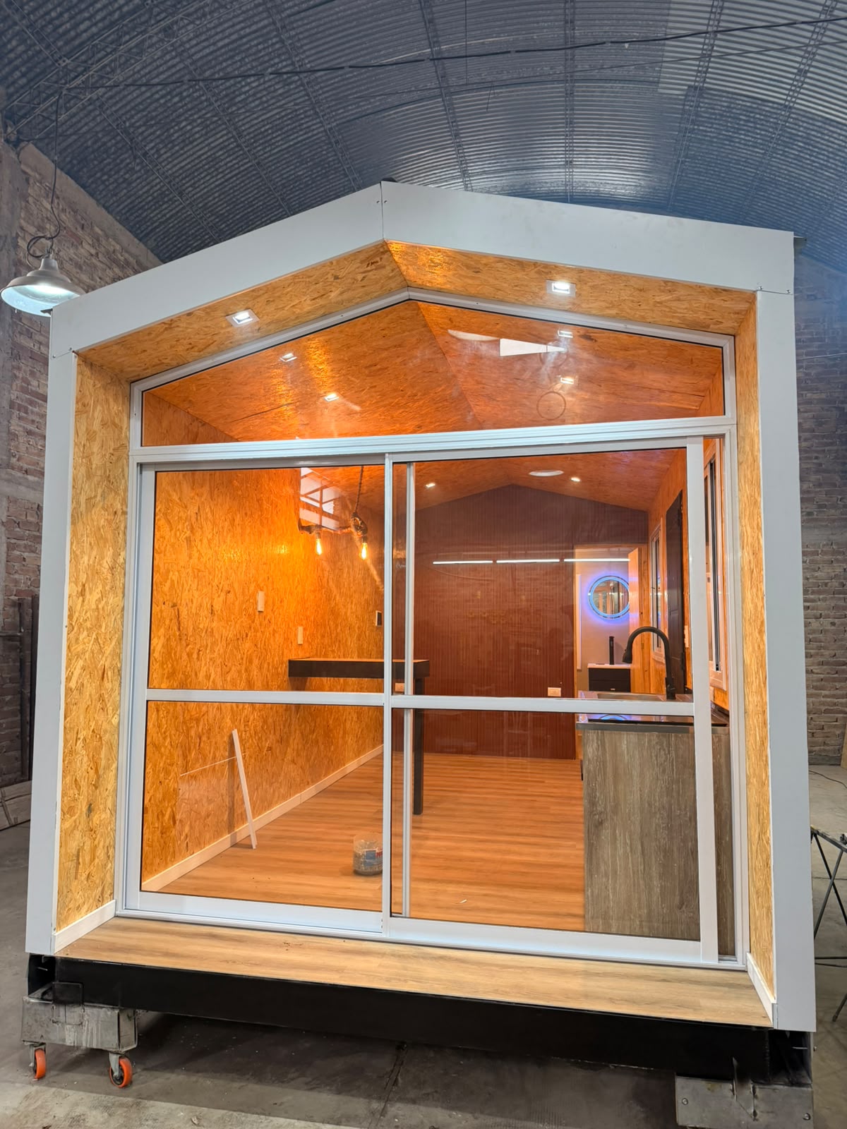 Módulo terminado en planta antes del despacho — CC Módulos